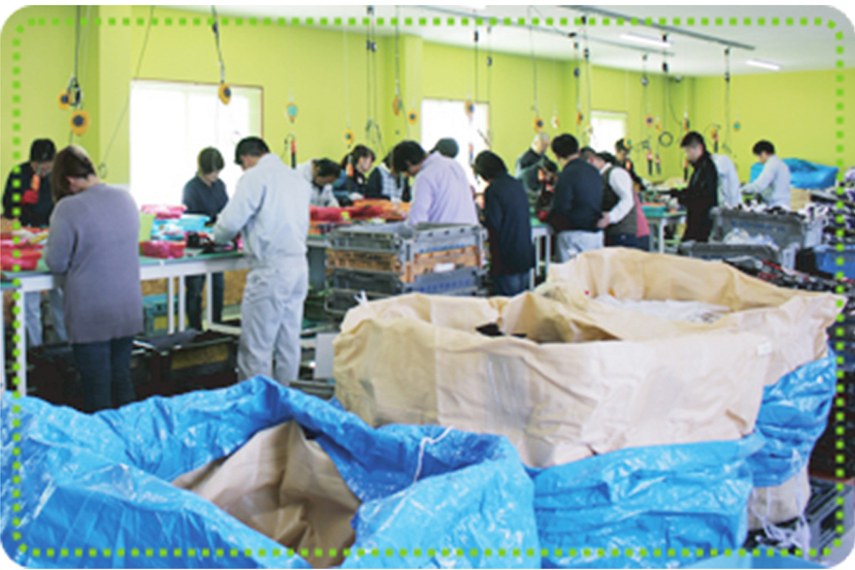 簡単な工場内軽作業／就労継続支援B型事業／週1日～利用OK