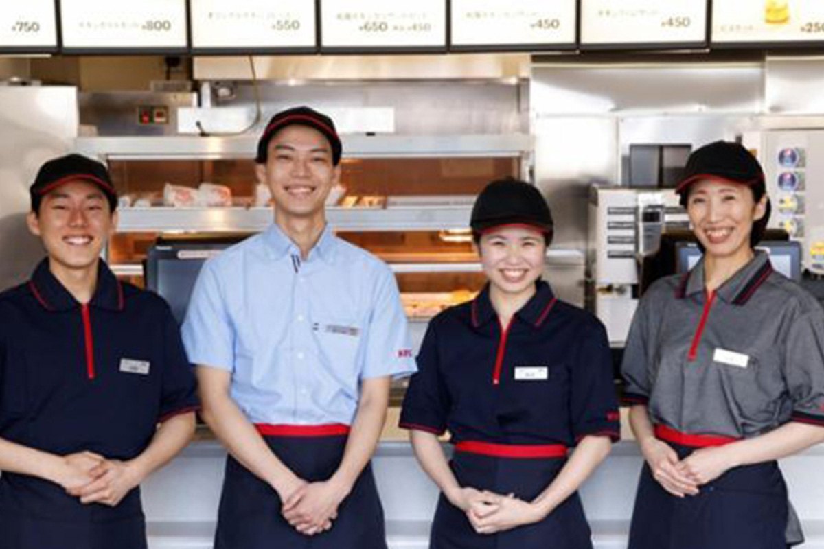 ケンタッキー店舗スタッフ／家庭や学校の予定に合わせて調整できます